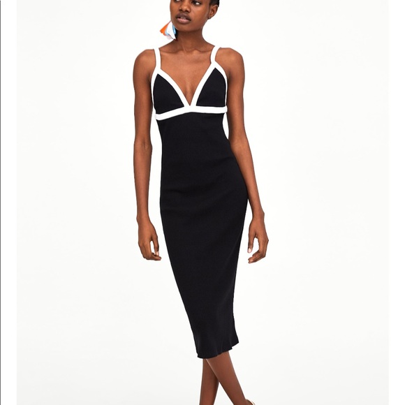 zara fitted dress